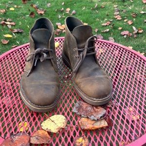 Clarks Mens Chukka Boots Size 10.5 Brown‎